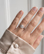0.50ct Square Emerald Cut (Asscher) Diamond Cluster Ring