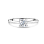 0.70ct Round Brilliant Cut Diamond Solitaire Ring in Platinum
