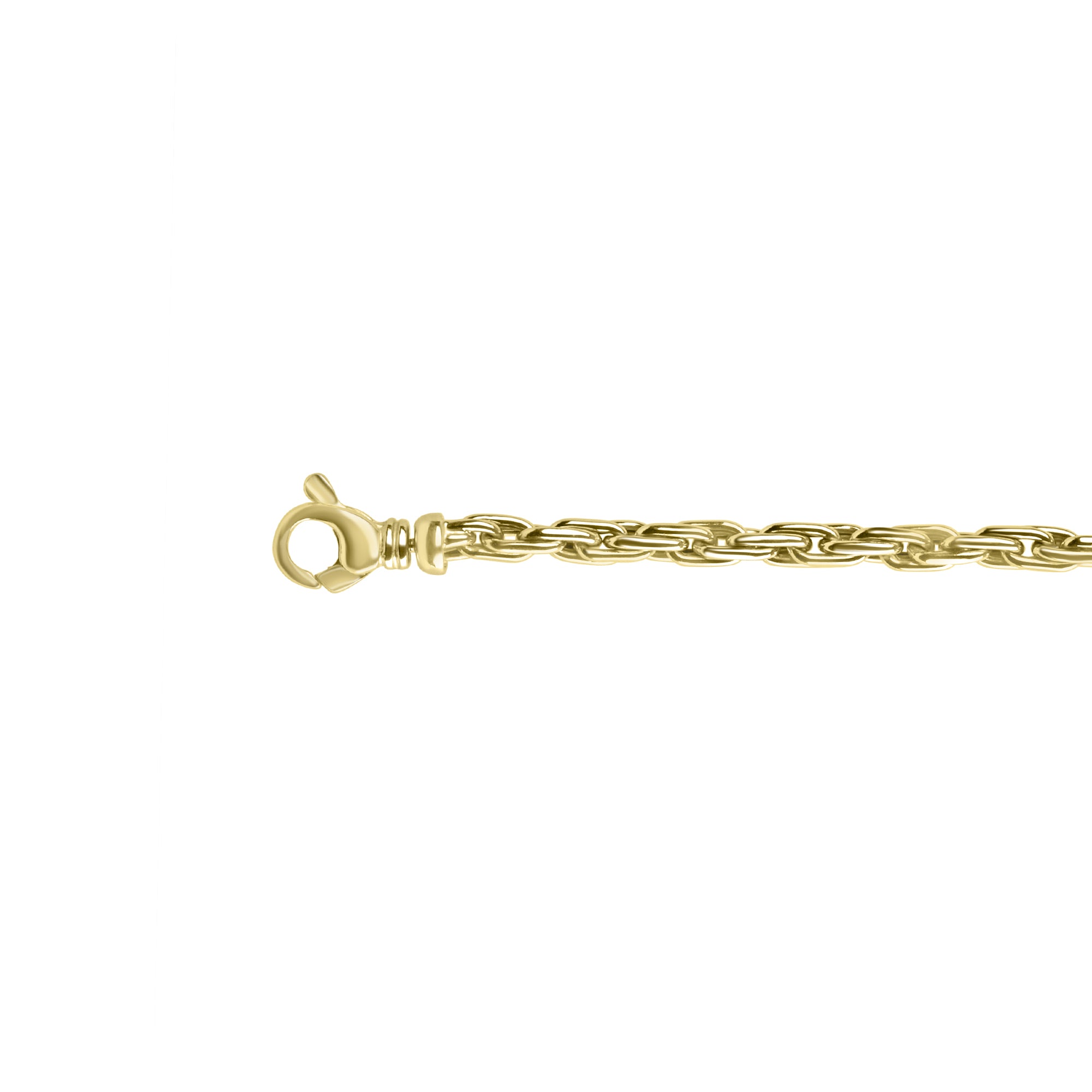 9ct Yellow Gold Wheat Link Necklace