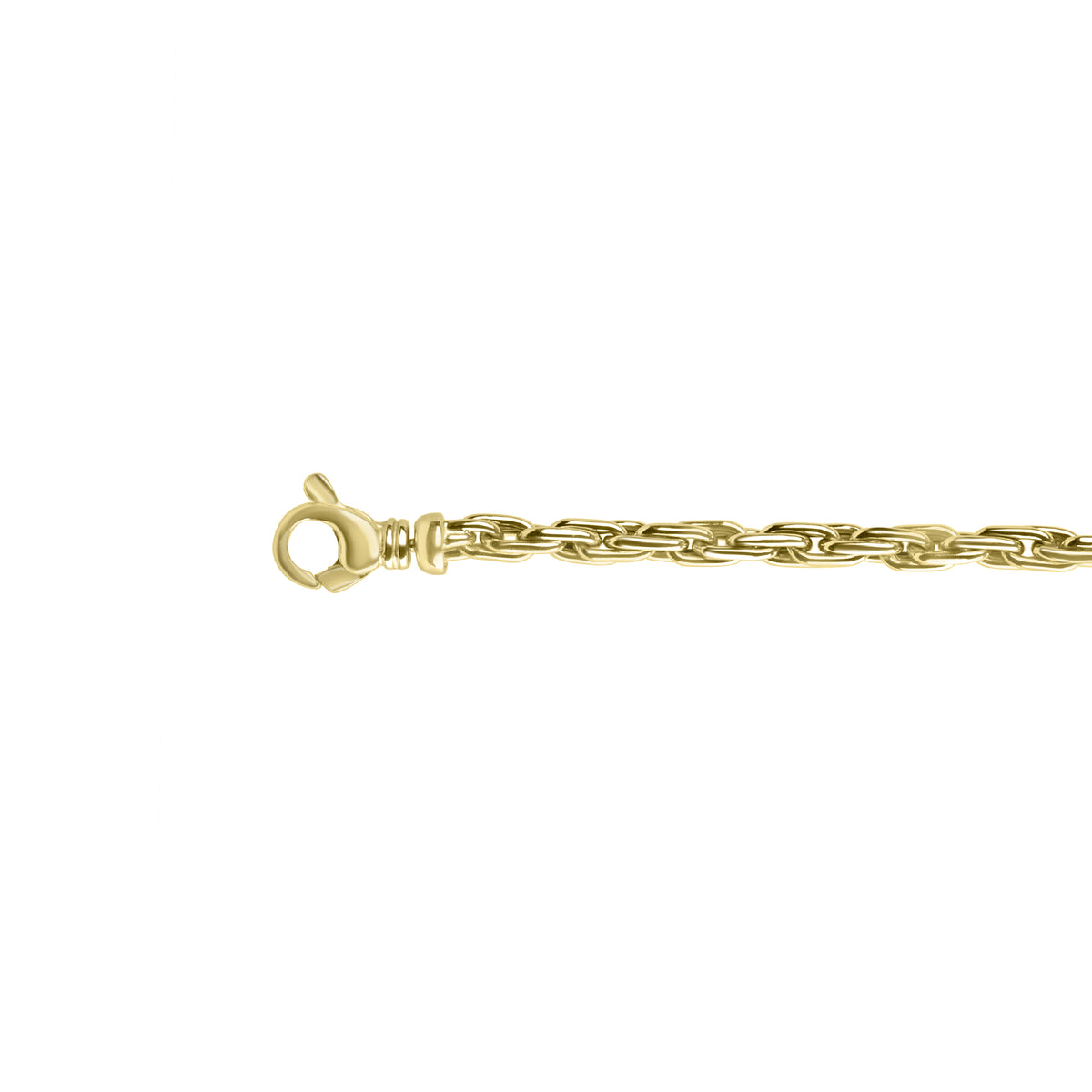 9ct Yellow Gold Wheat Link Necklace