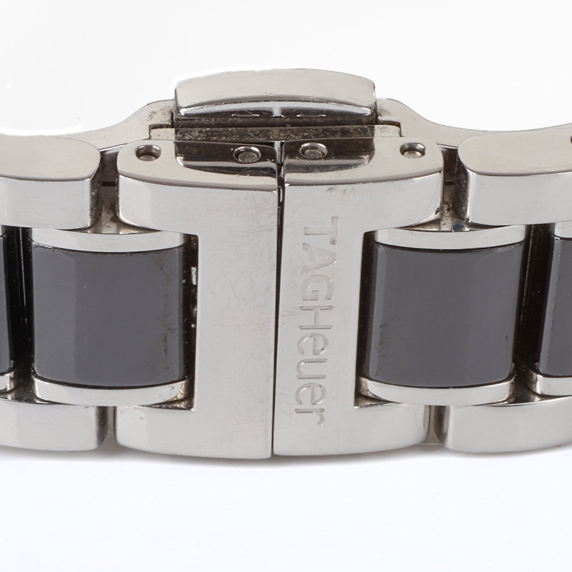 Tag Heuer Formula 1 37mm Diamond Bezel Steel and Black Ceramic Pre-Owned Watch