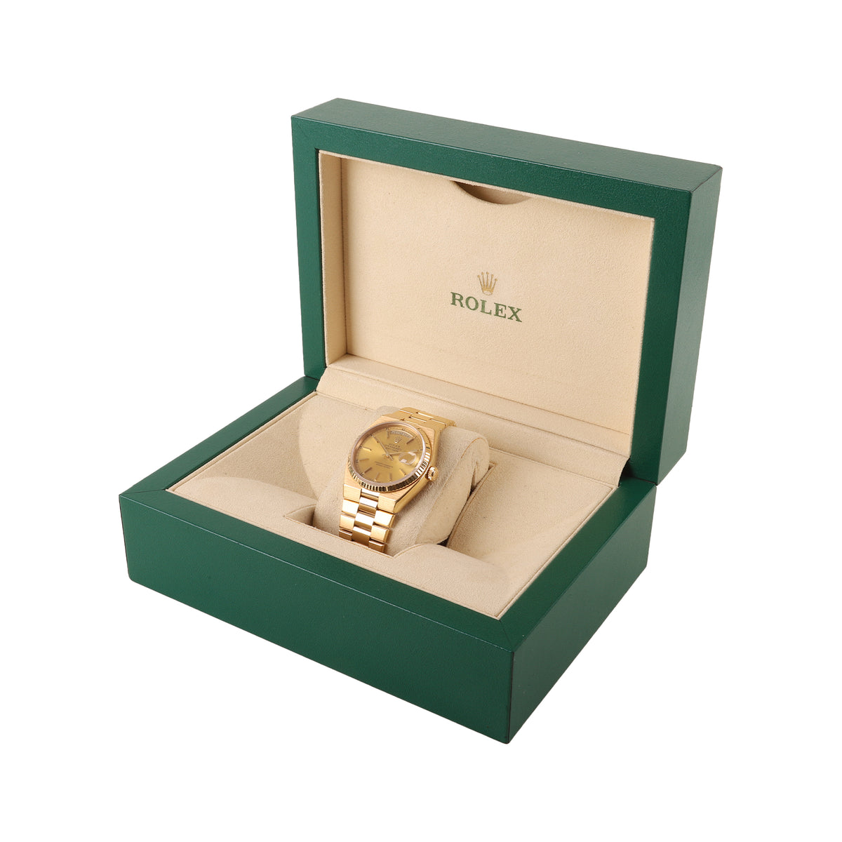 Rare Rolex Oysterquartz Day-Date 18ct Yellow Gold Pre-Owned Watch