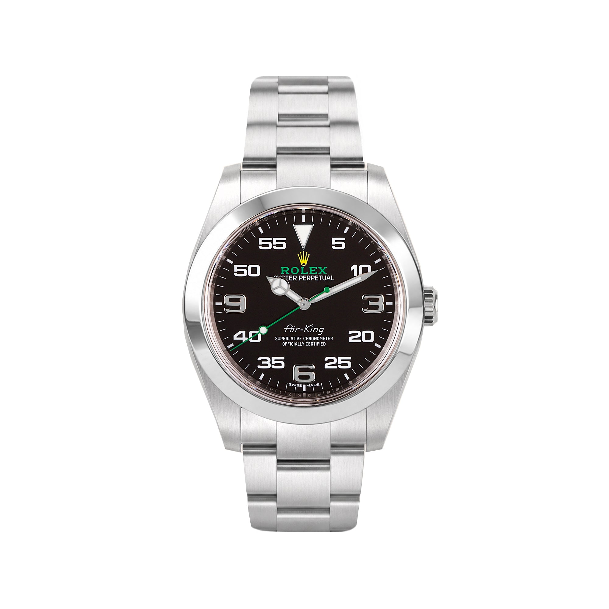 Rolex Air-King 40mm Black Dial Pre-Owned Watch