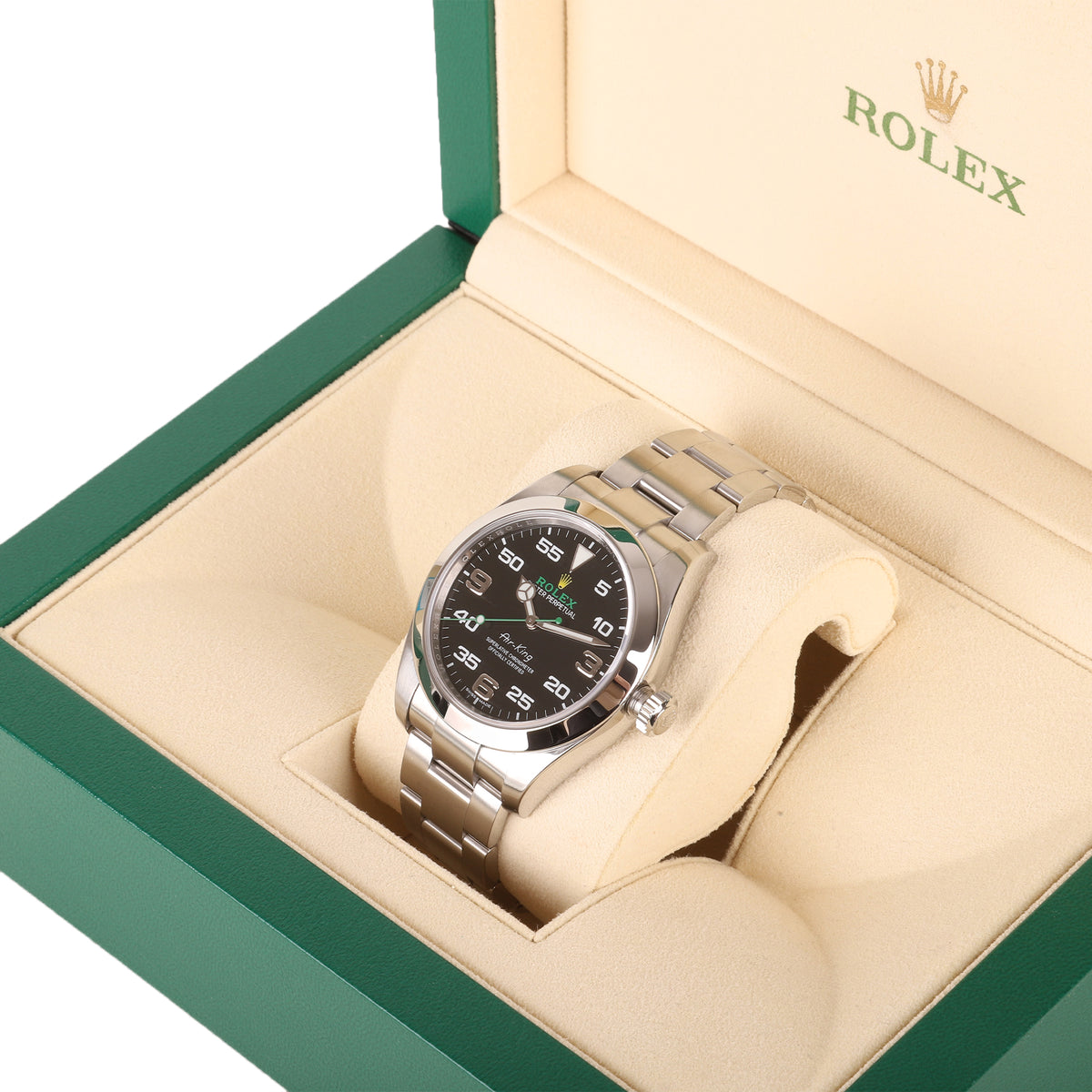 Rolex Air-King 40mm Black Dial Pre-Owned Watch