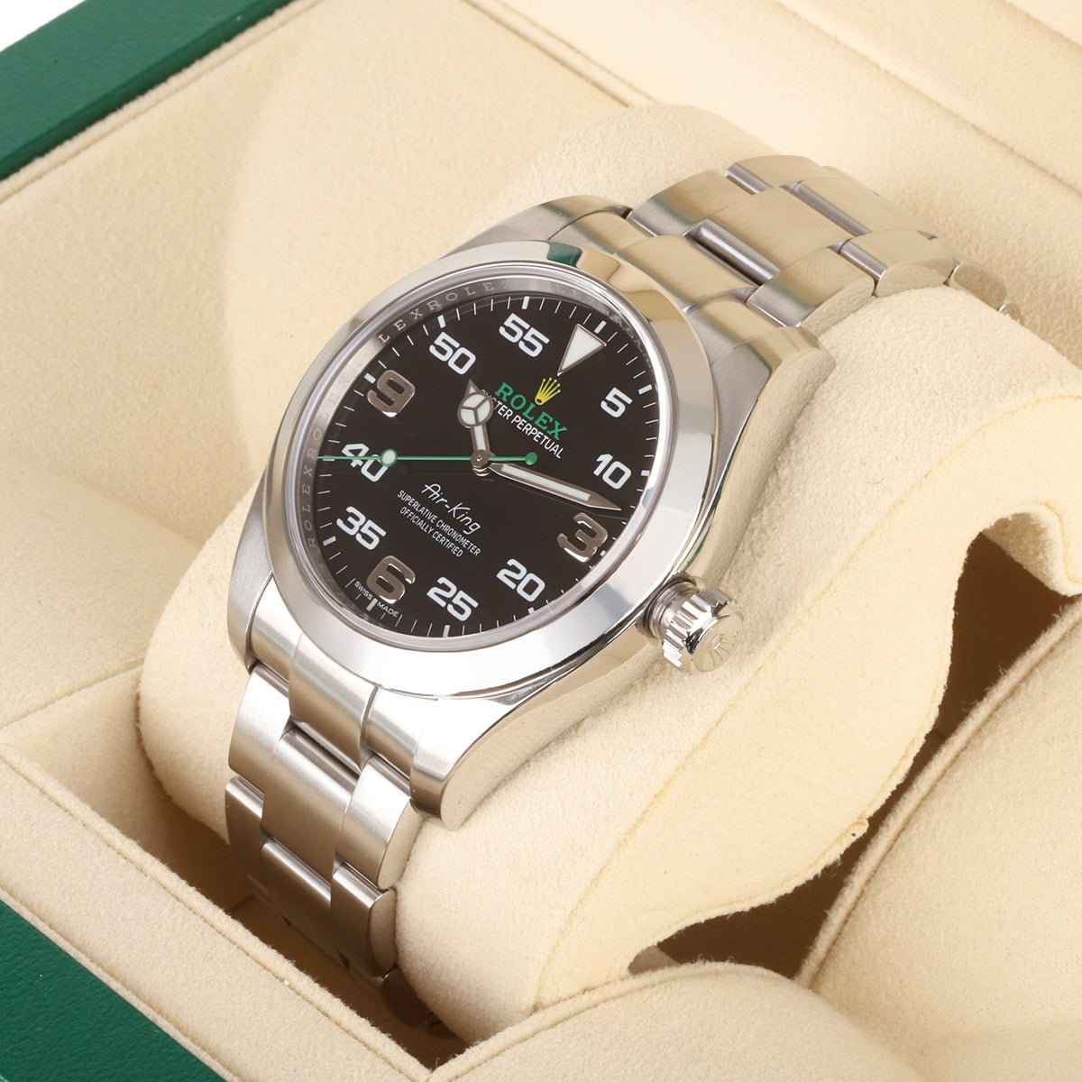 Rolex Air-King 40mm Black Dial Pre-Owned Watch
