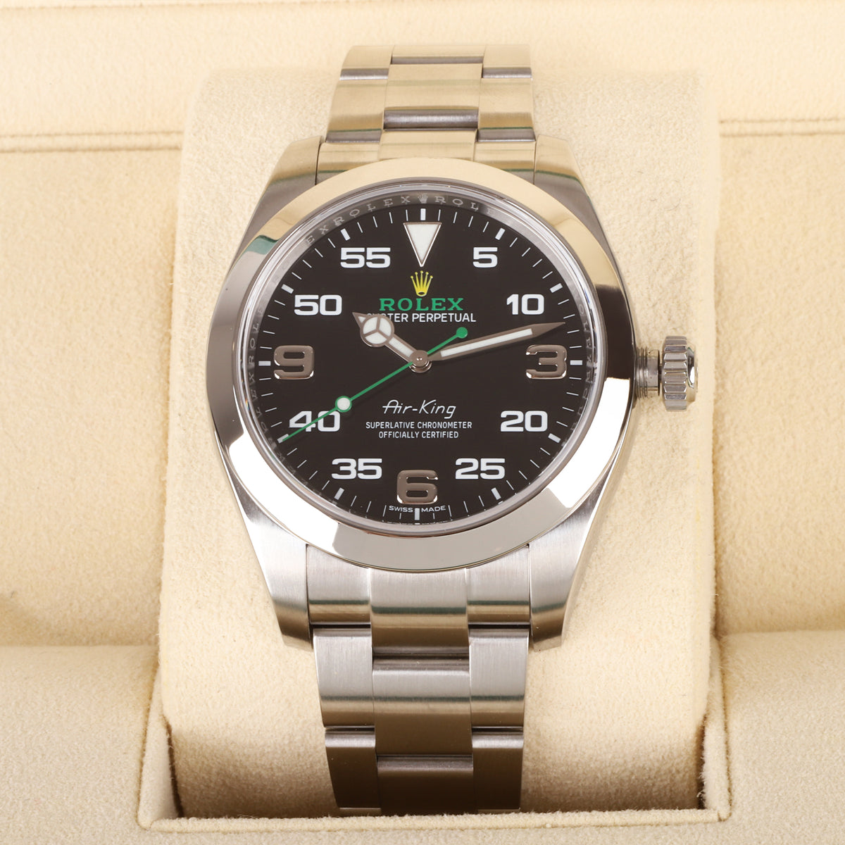 Rolex Air-King 40mm Black Dial Pre-Owned Watch