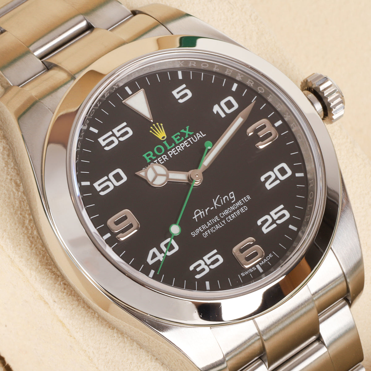 Rolex Air-King 40mm Black Dial Pre-Owned Watch