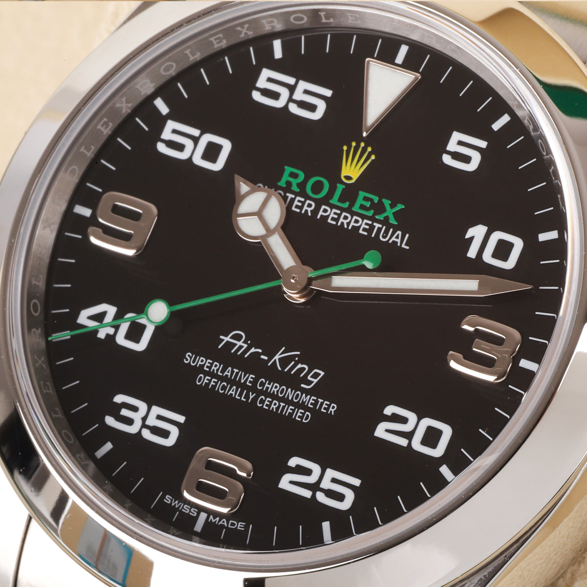 Rolex Air-King 40mm Black Dial Pre-Owned Watch