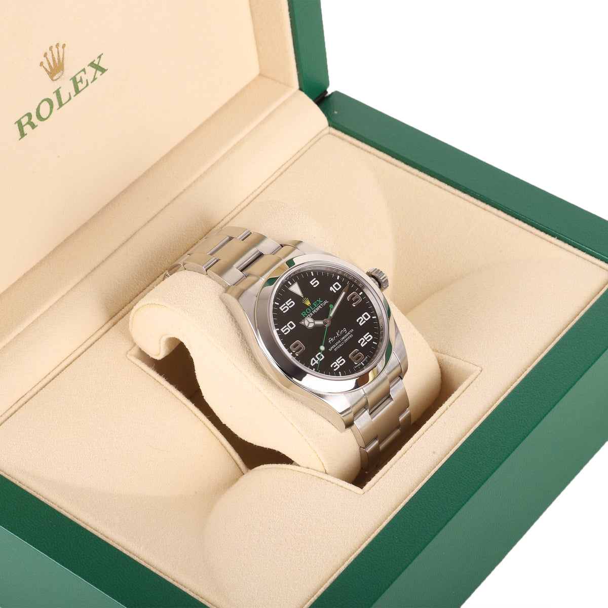 Rolex Air-King 40mm Black Dial Pre-Owned Watch