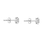 10ct White Gold Delicate Diamond Pre Owned Stud Earrings
