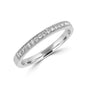 18ct White Gold Deco Inspired Diamond Wedding Ring