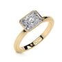 18ct Yellow Gold 1.30ct Emerald Lab Grown Diamond 'Victoria' Ring