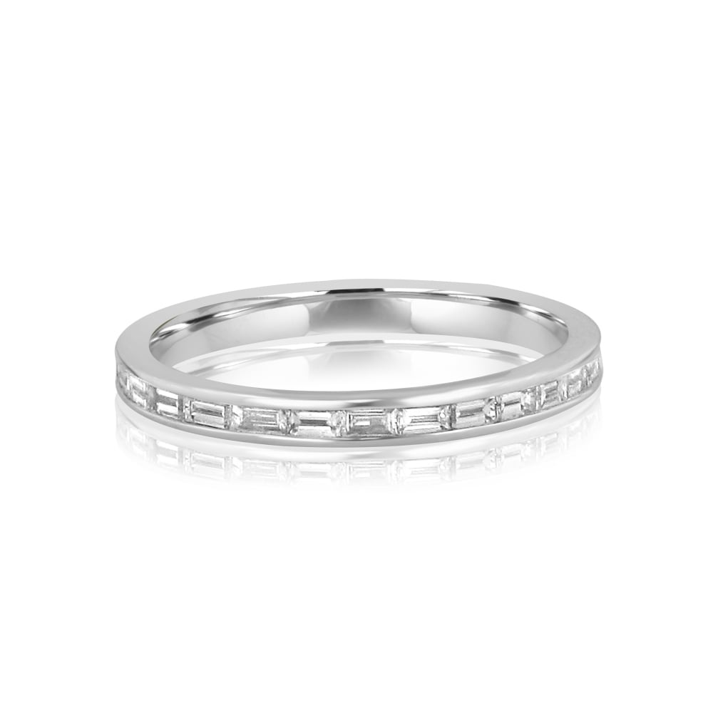 Full Set Baguette Diamond Eternity Ring