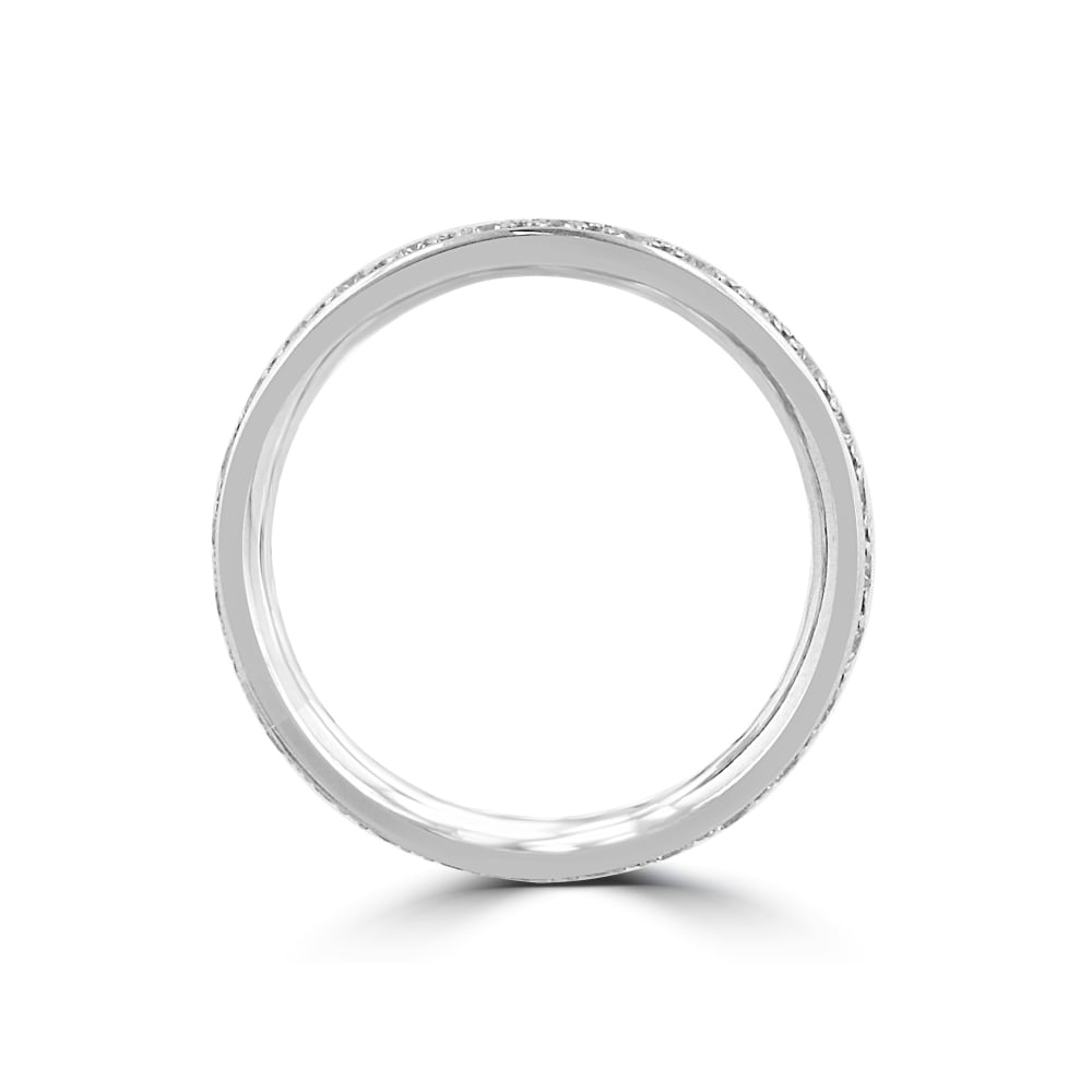 Full Eternity Diamond Set 18ct White Gold Ring
