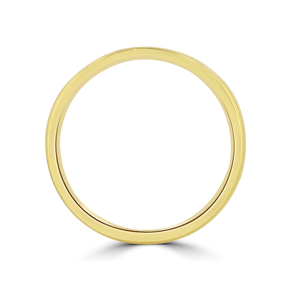 0.20ct Diamond 18ct Yellow Gold Wedding Ring