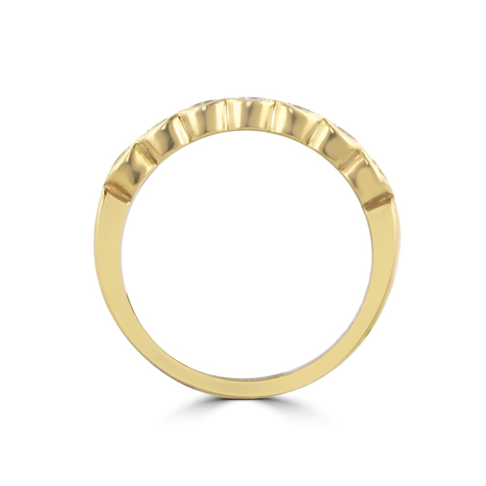 18ct Yellow Gold 1.10ct Round Diamond Ring