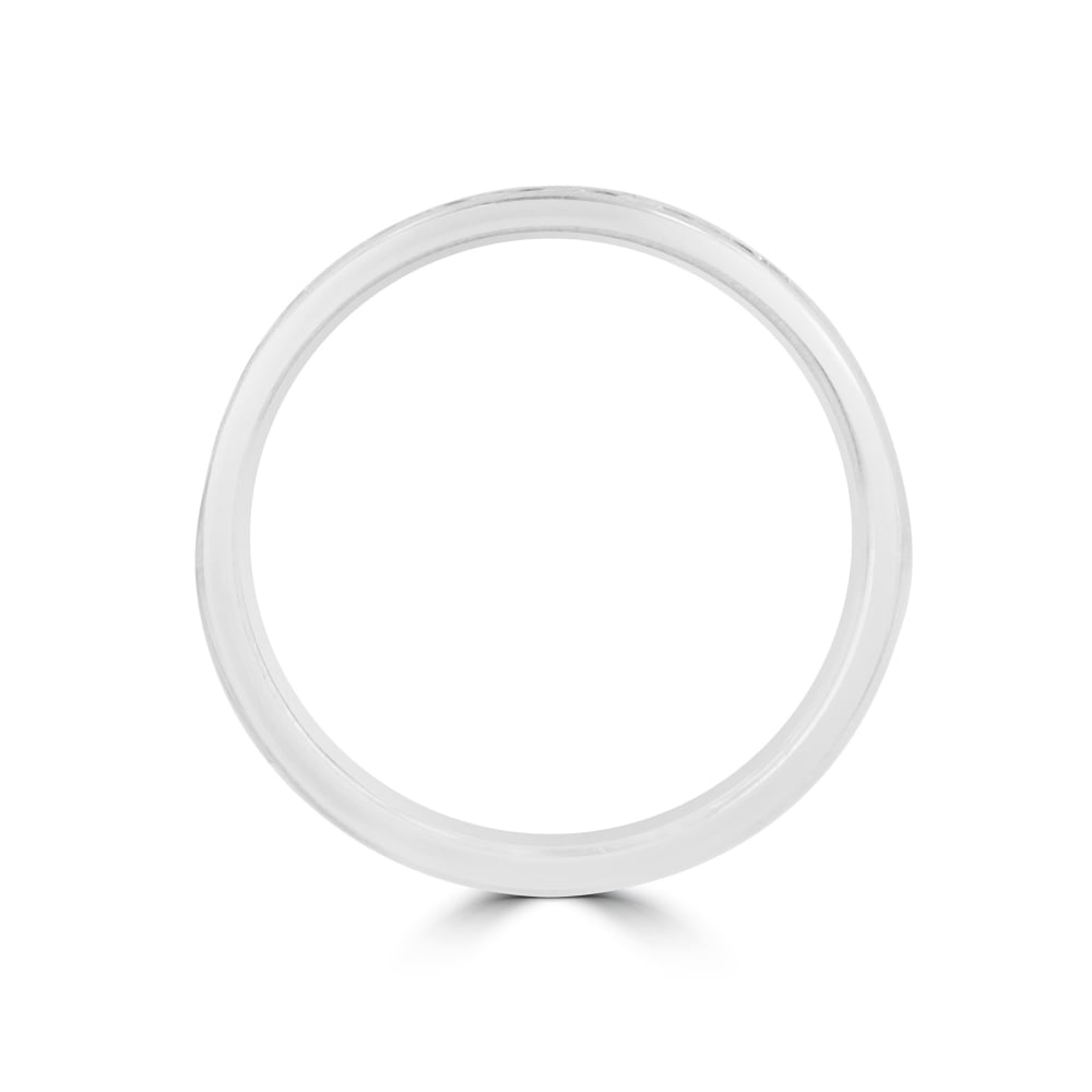 Fourteen Round Diamond Wedding Ring in 18ct White Gold