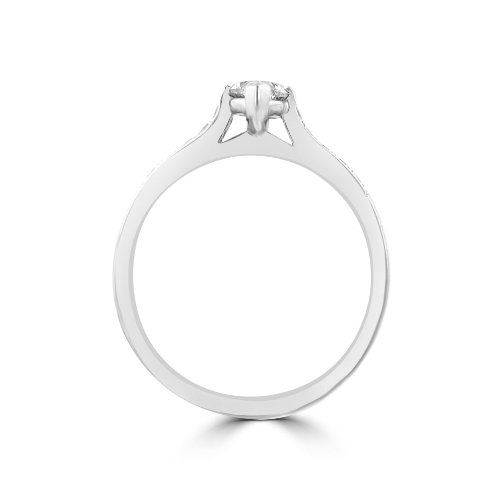 0.50ct Marquise Diamond Engagement Ring