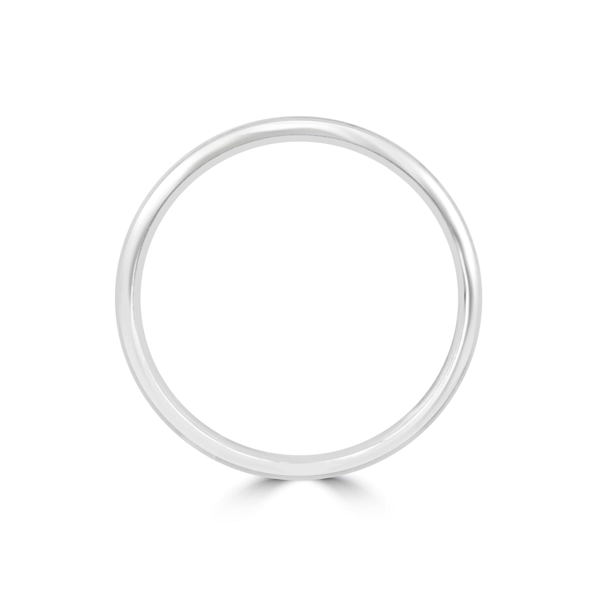 2.2mm Court Twenty-one Round Diamond Platinum Wedding Ring