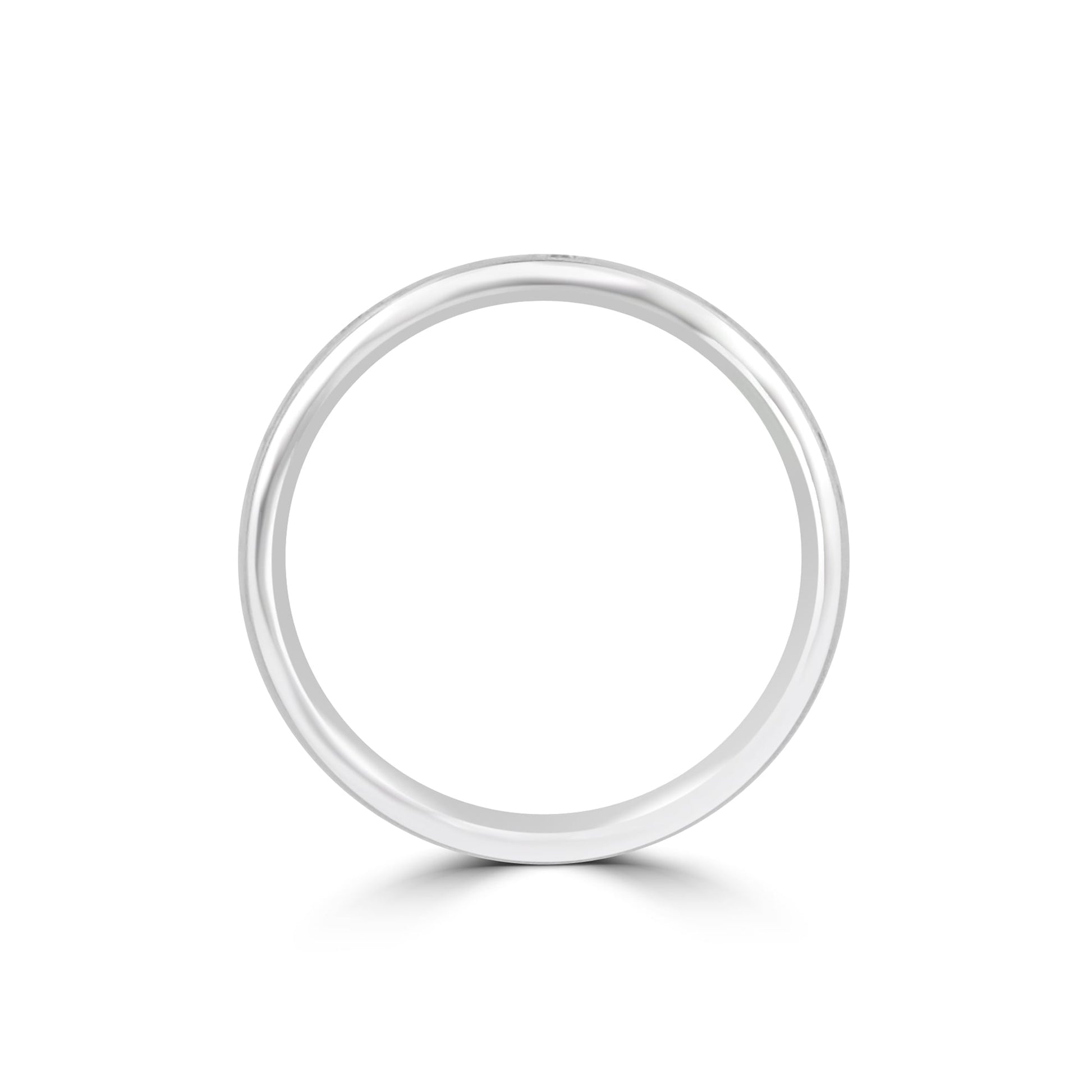 18ct White Gold 2.7mm Round Diamond Wedding Band 0.29ct
