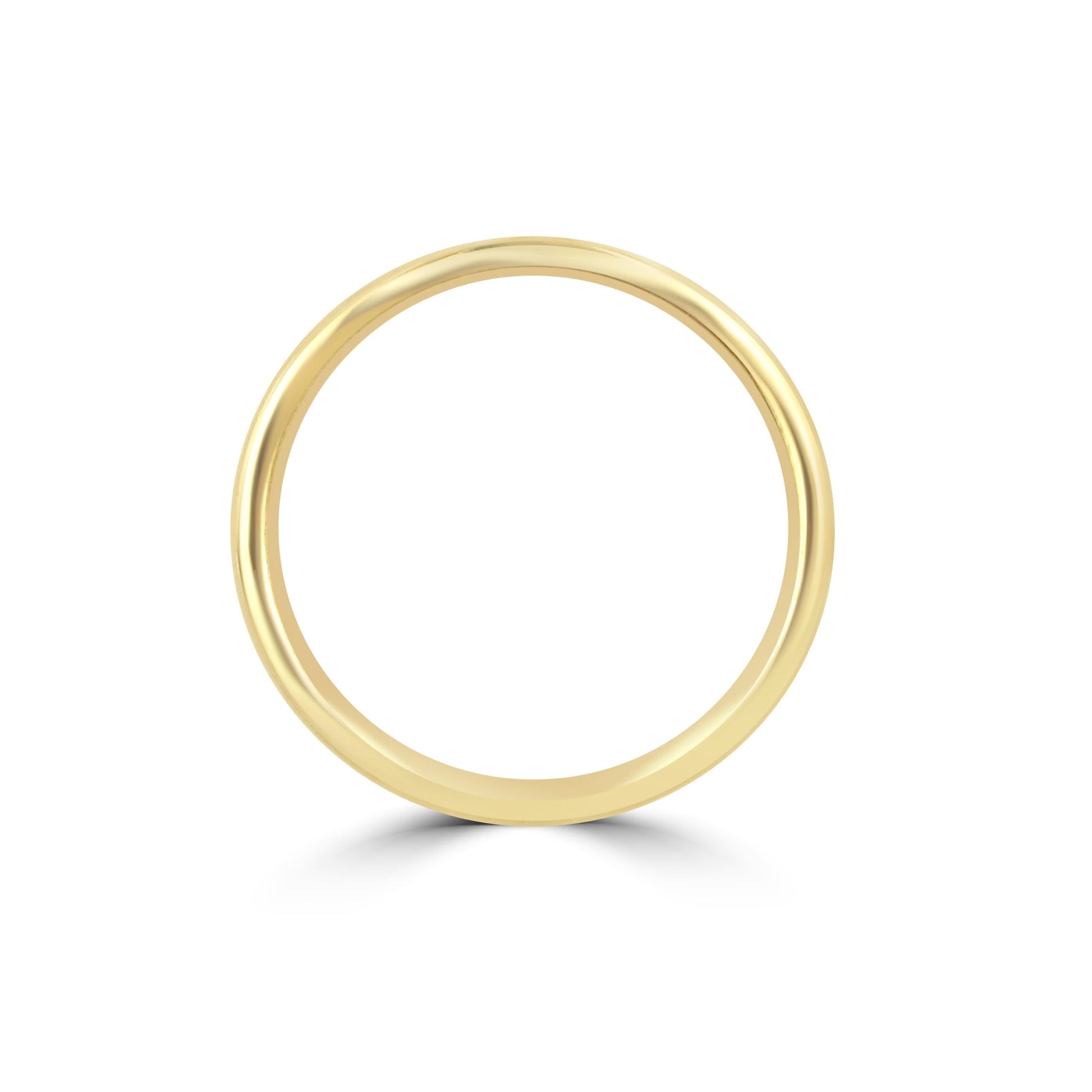 9ct Yellow Gold Ten Stone Round Diamond Band Ring