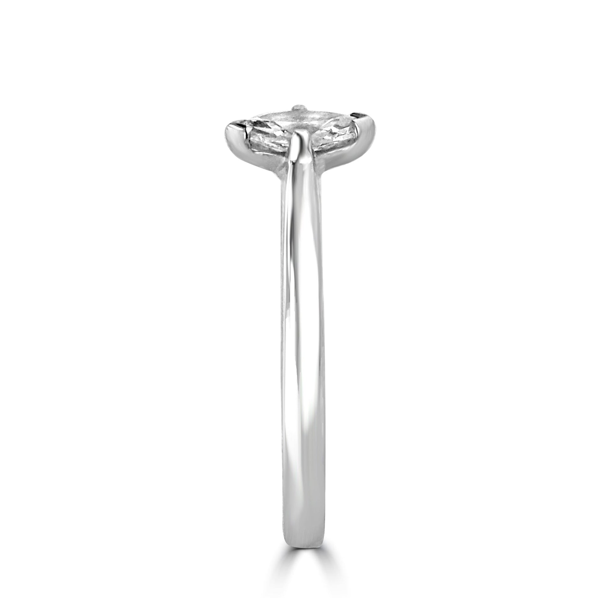 Marquise Cut Diamond Engagement Ring D Colour