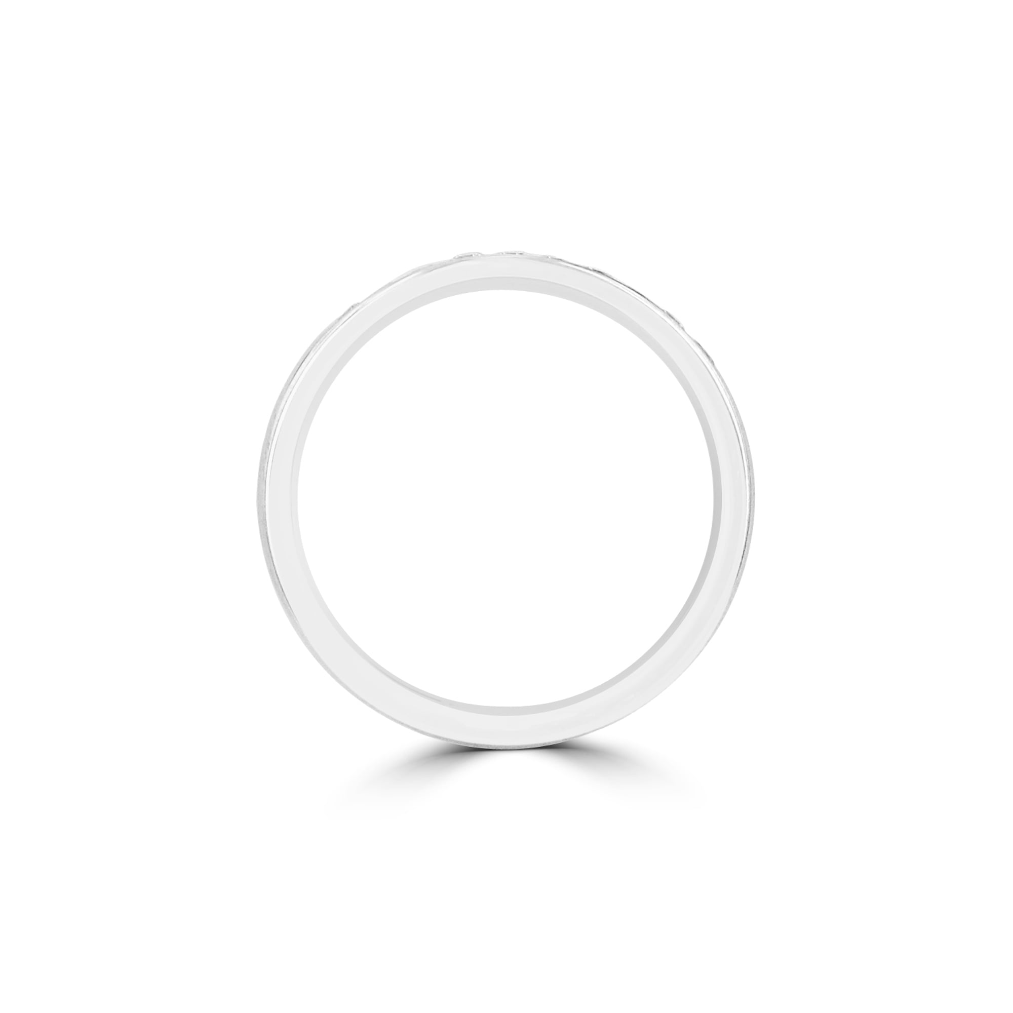 Platinum 2.3mm Diamond Set Wedding Band