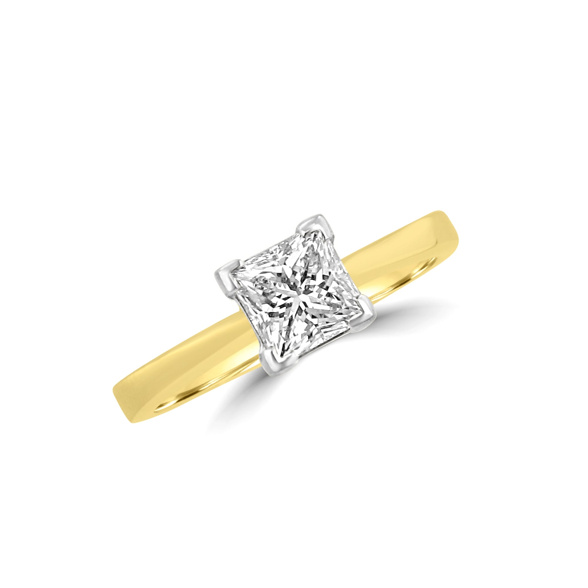 18ct Gold GIA 1.02ct Diamond Solitaire Engagement Ring