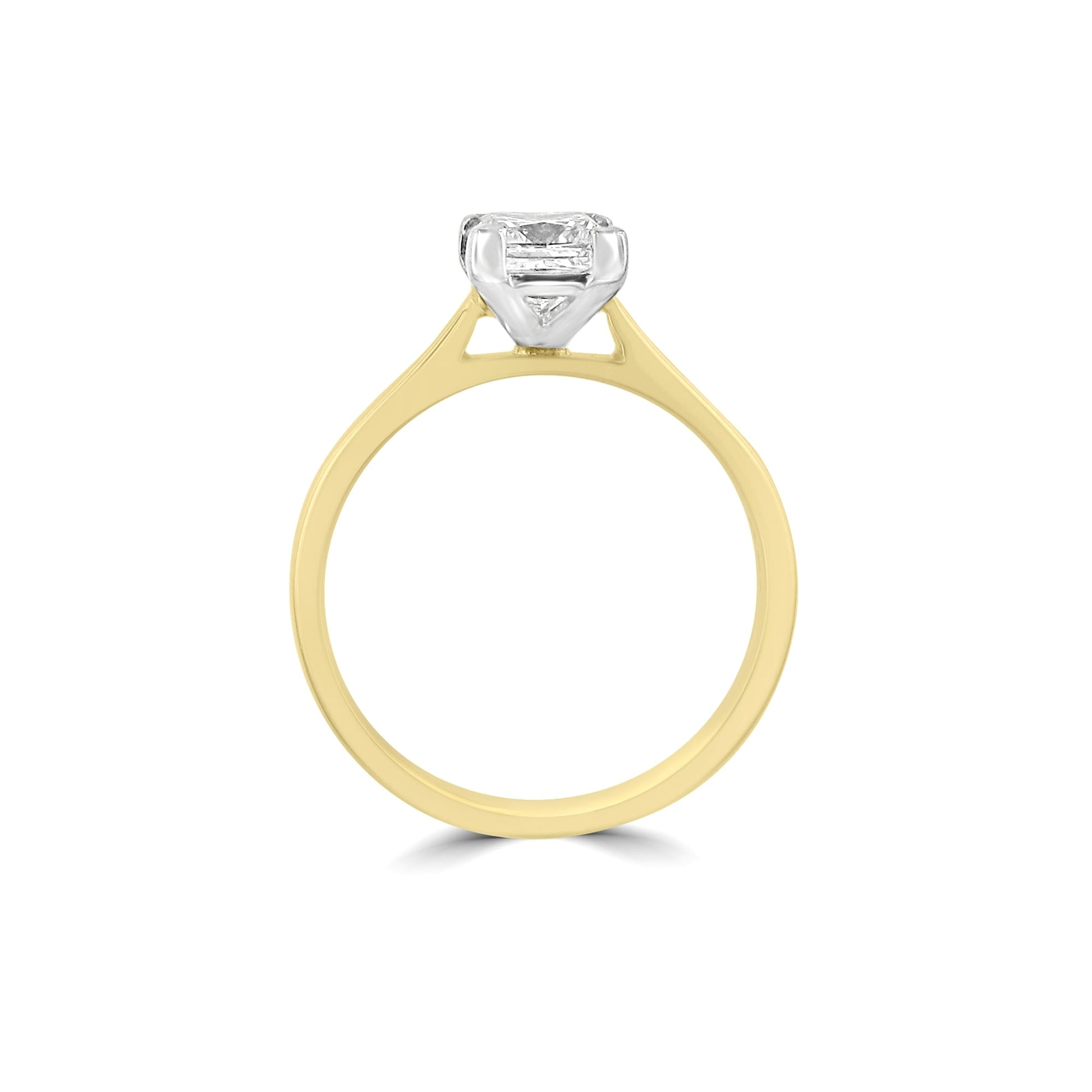 18ct Gold GIA 1.02ct Diamond Solitaire Engagement Ring