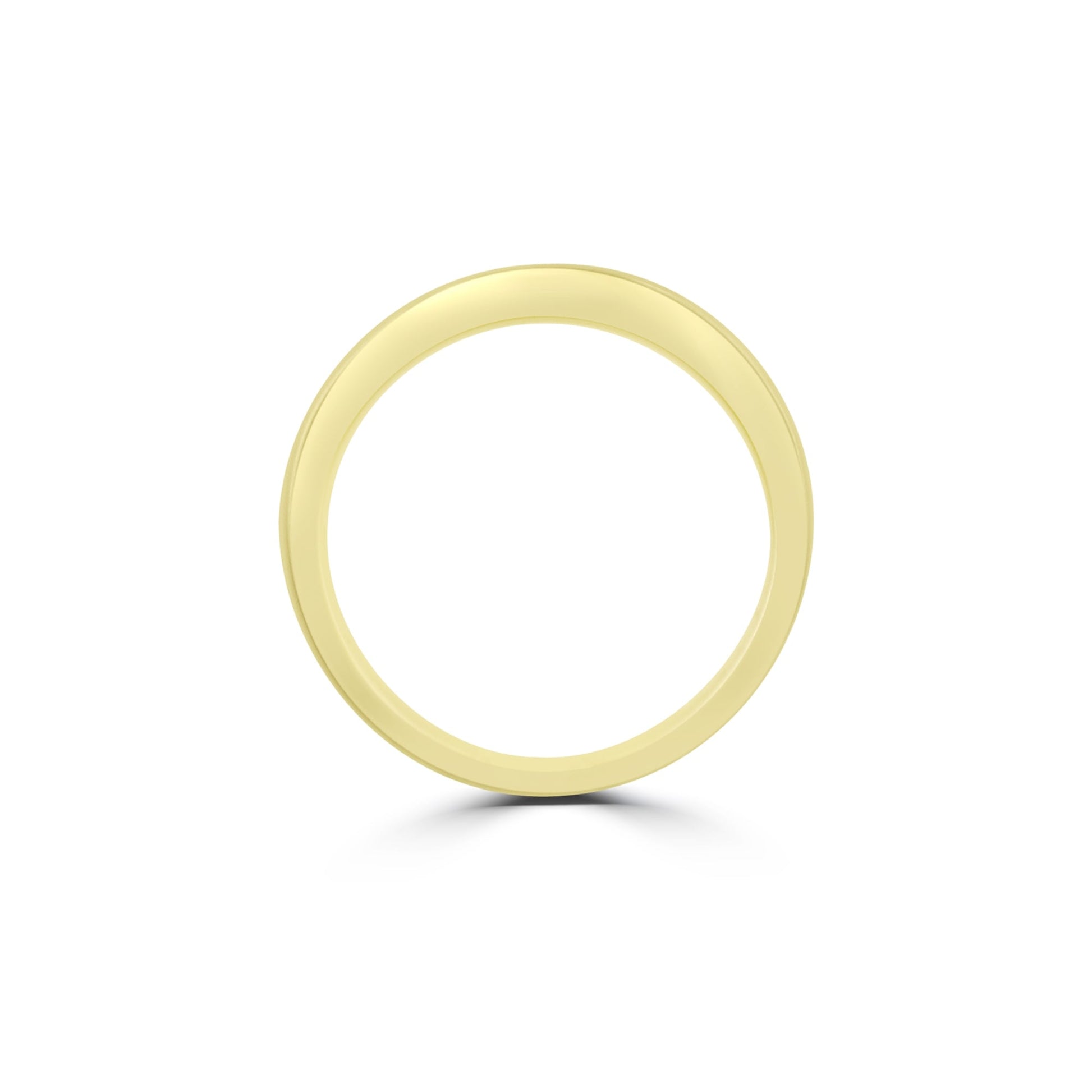 18ct Yellow Gold Princess Diamond Band Ring