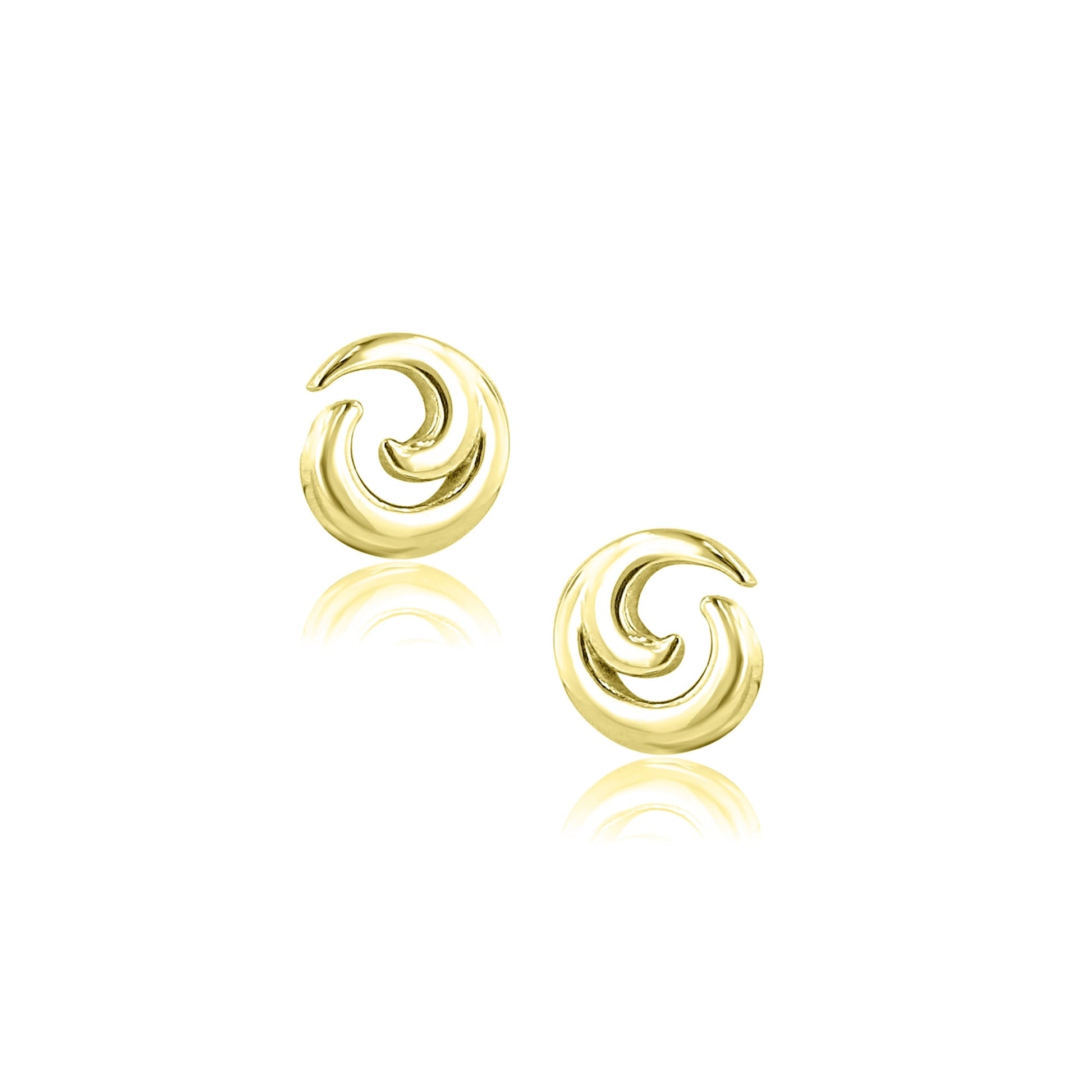 Unique 18ct Yellow Gold Stud Earrings EYT36279