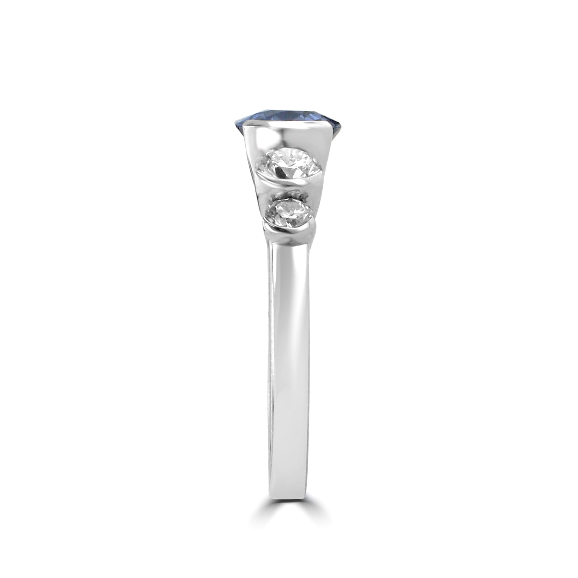 1.44ct Sapphire and Diamond Five Stone Ring