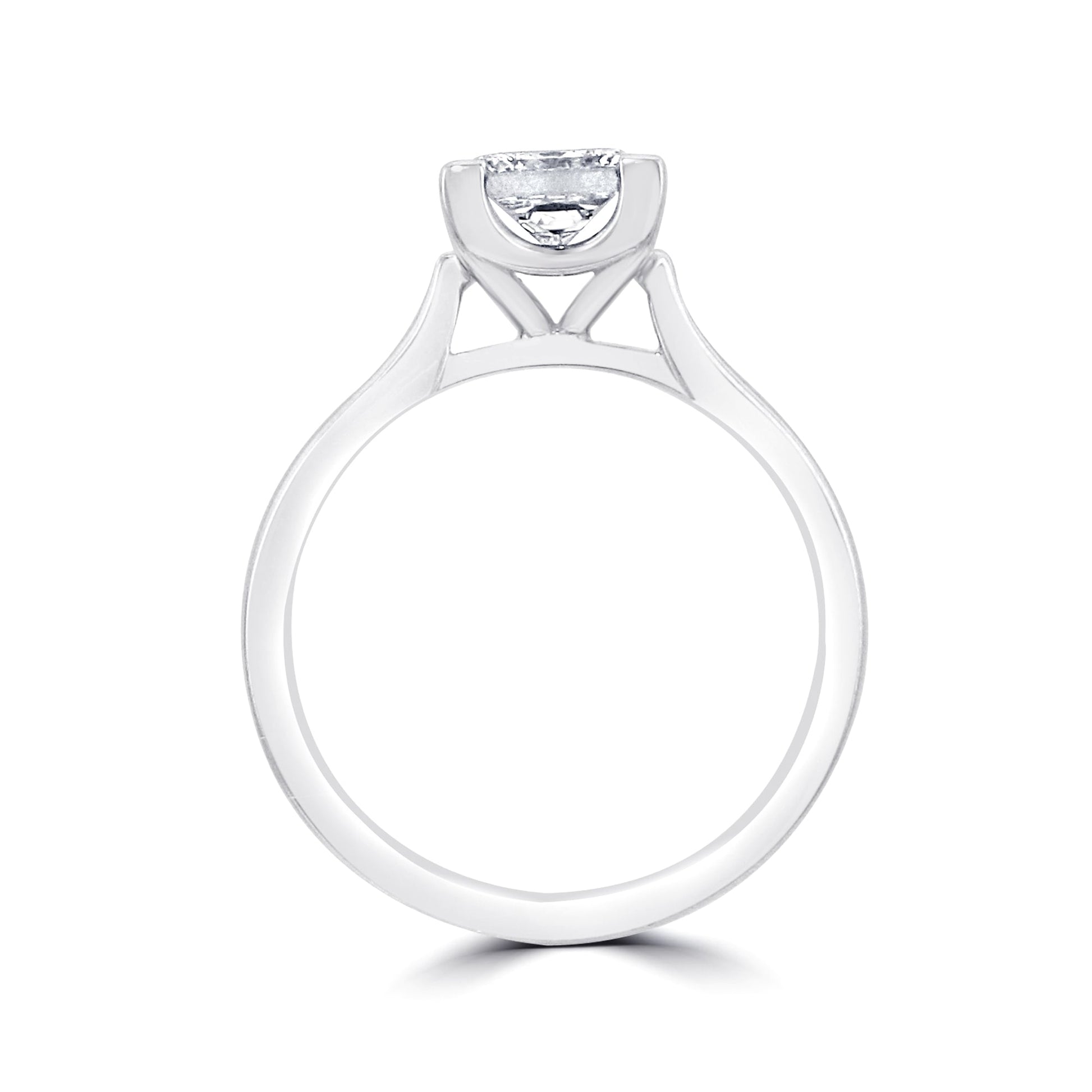 1.51ct Square Diamond Solitaire Ring WIth GIA Certificate