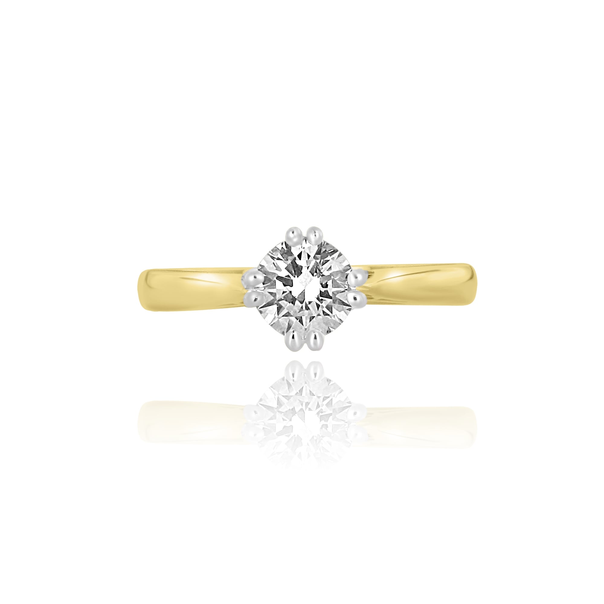 18ct Gold 0.70ct Diamond Solitaire Engagement Ring