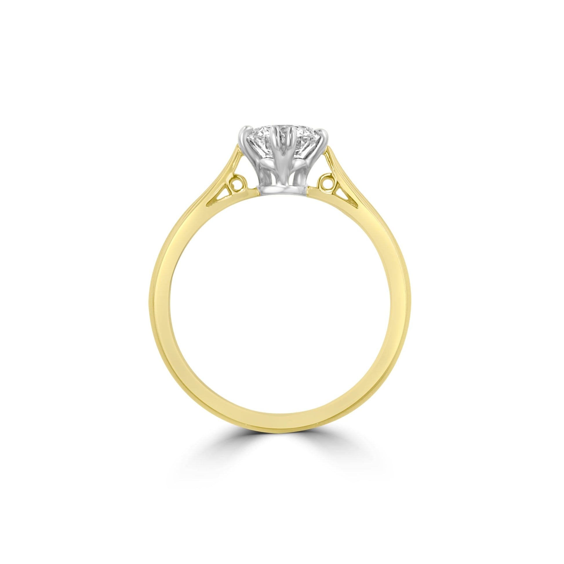 18ct Gold 0.70ct Diamond Solitaire Engagement Ring