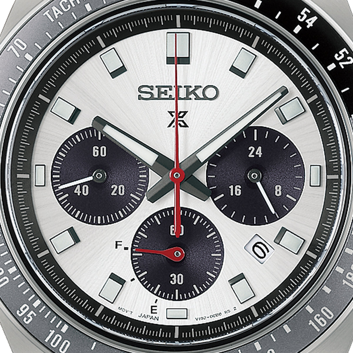 Seiko Prospex Speedtimer “Racing” Solar Chronograph in Silver tone