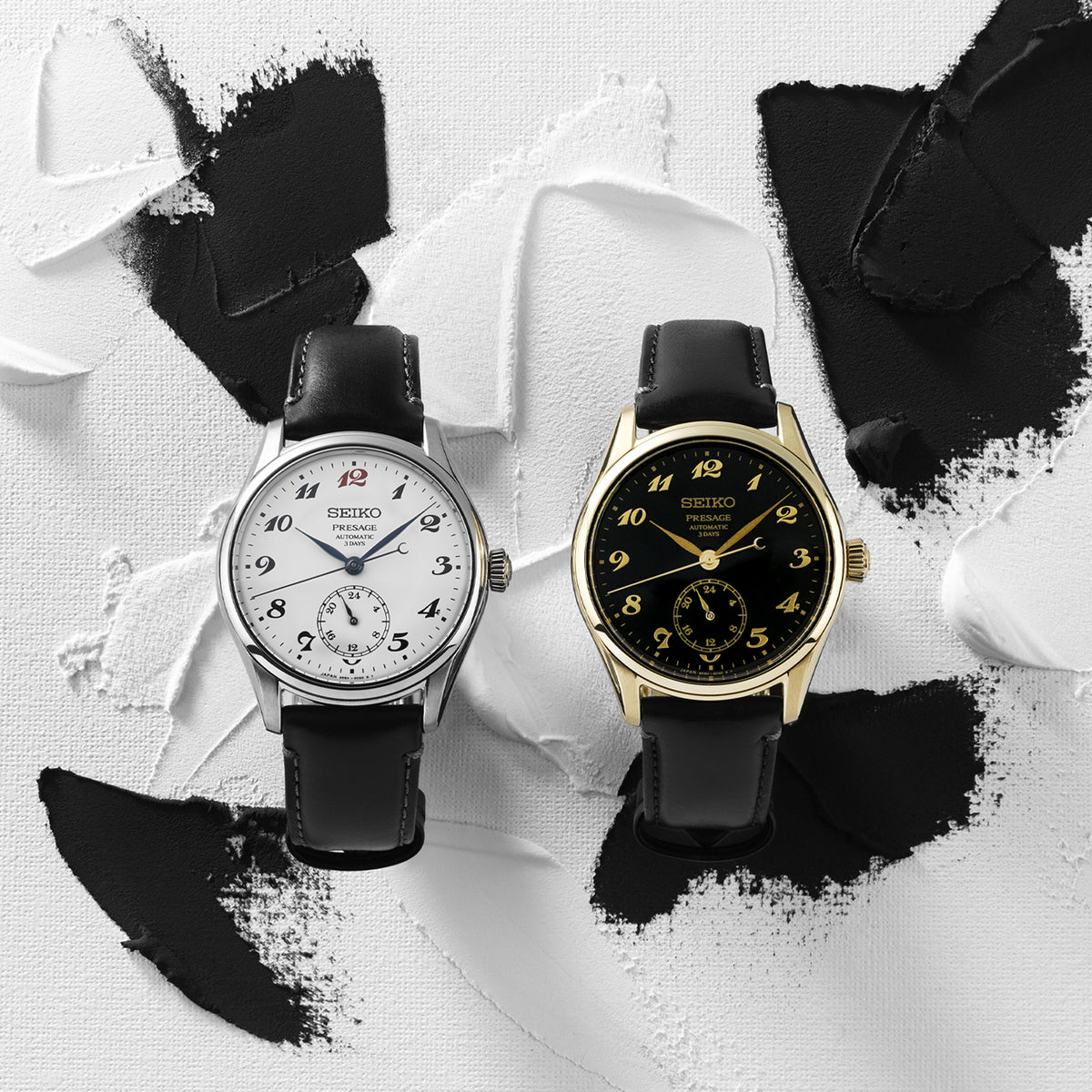 Seiko Presage Classic Series 'Craftsmanship' Watch With Enamel Laurel dial
