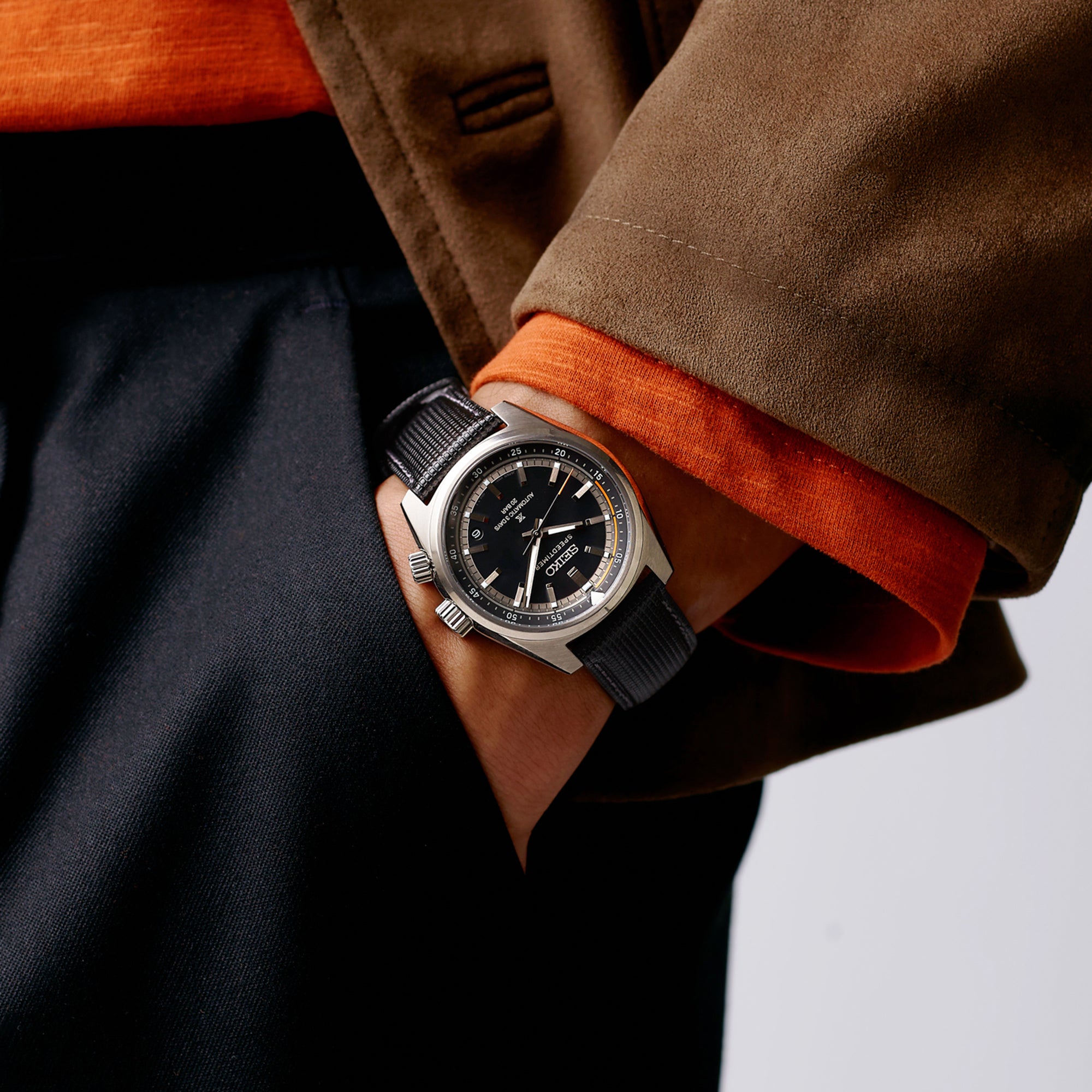 Seiko Prospex 'Heritage Motoring' Countdown Speedtimer Watch in Petrol Blue