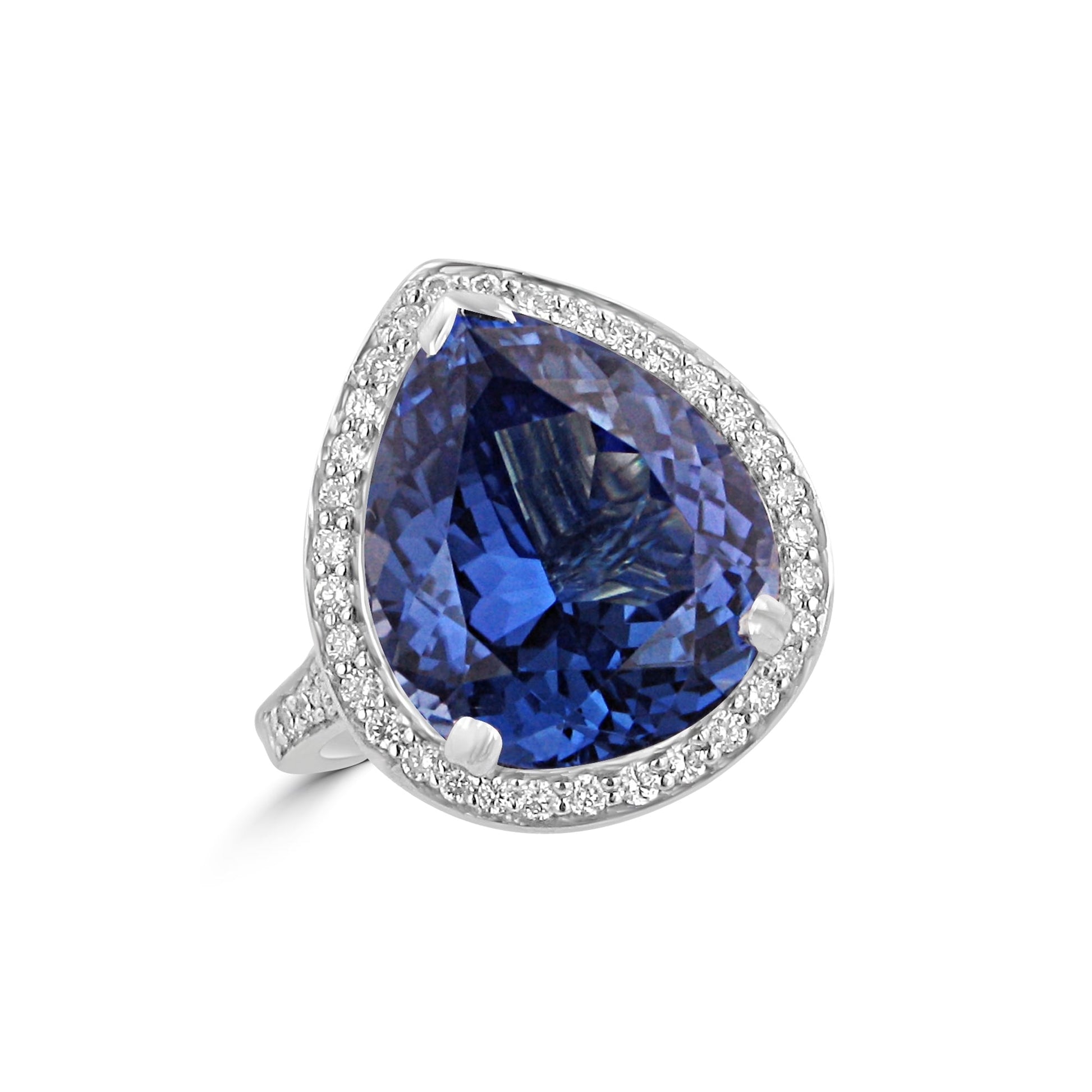 Ten Carat Tanzanite Cocktail Ring