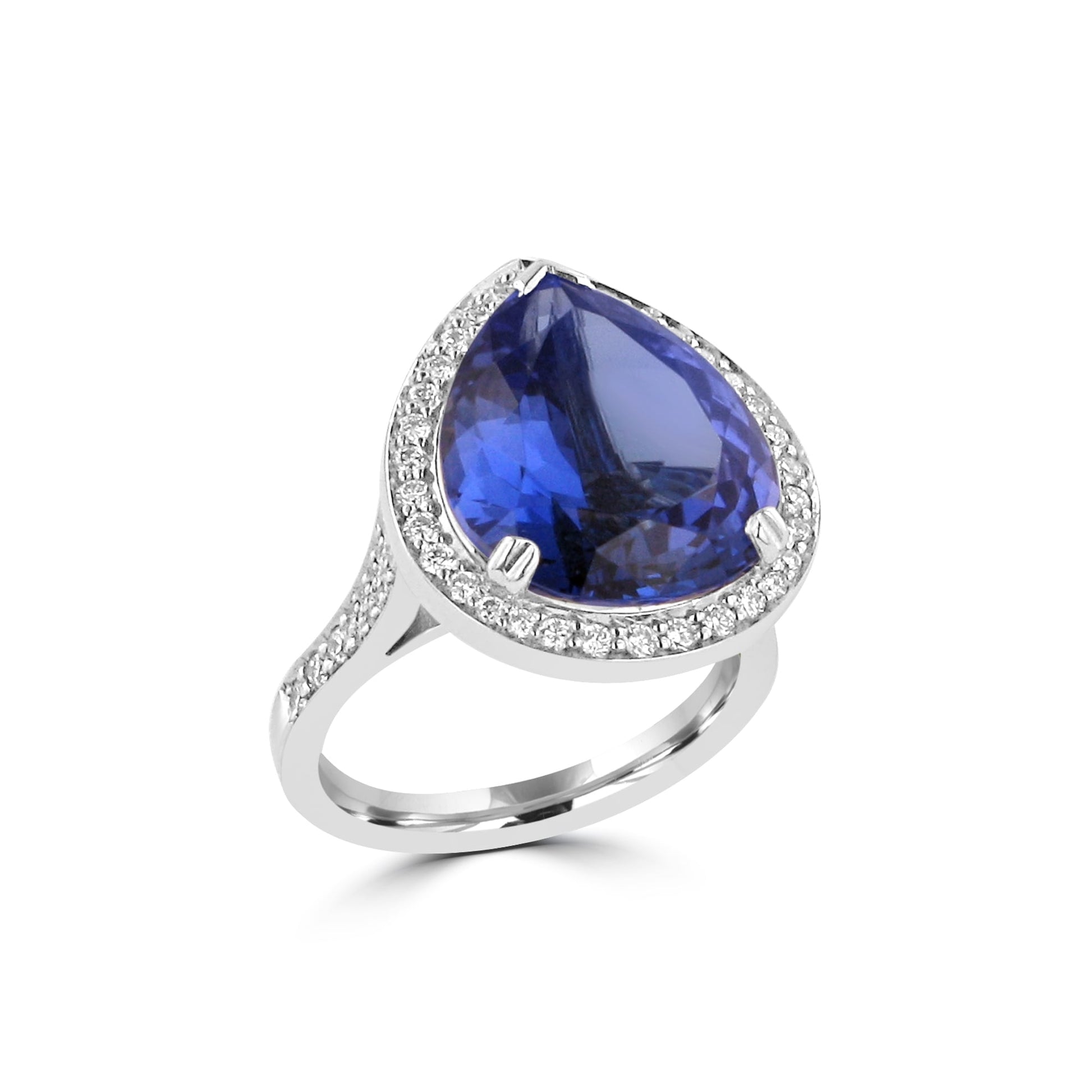 Ten Carat Tanzanite Cocktail Ring