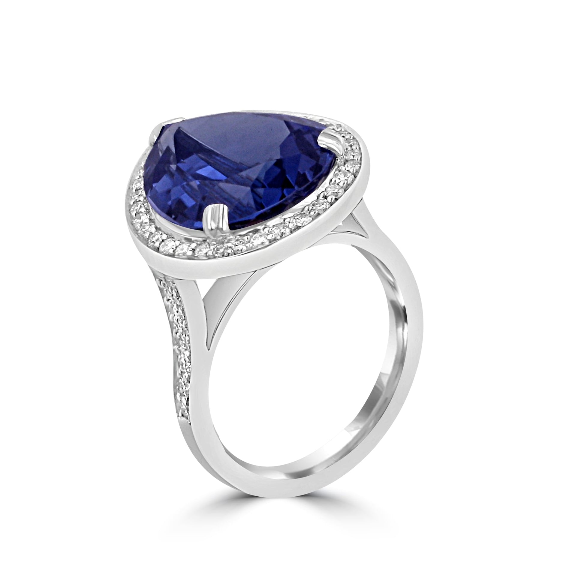 Ten Carat Tanzanite Cocktail Ring
