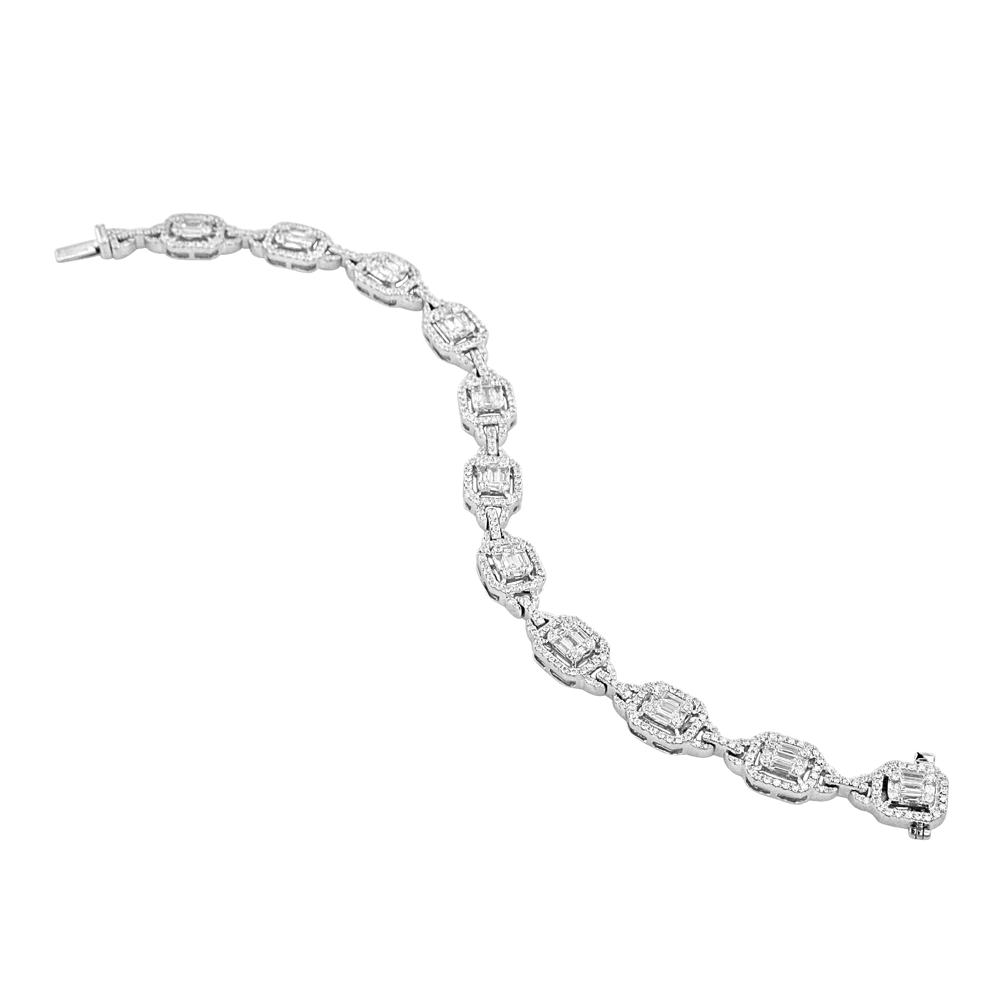 3.26ct Vintage Inspired Diamond Bracelet