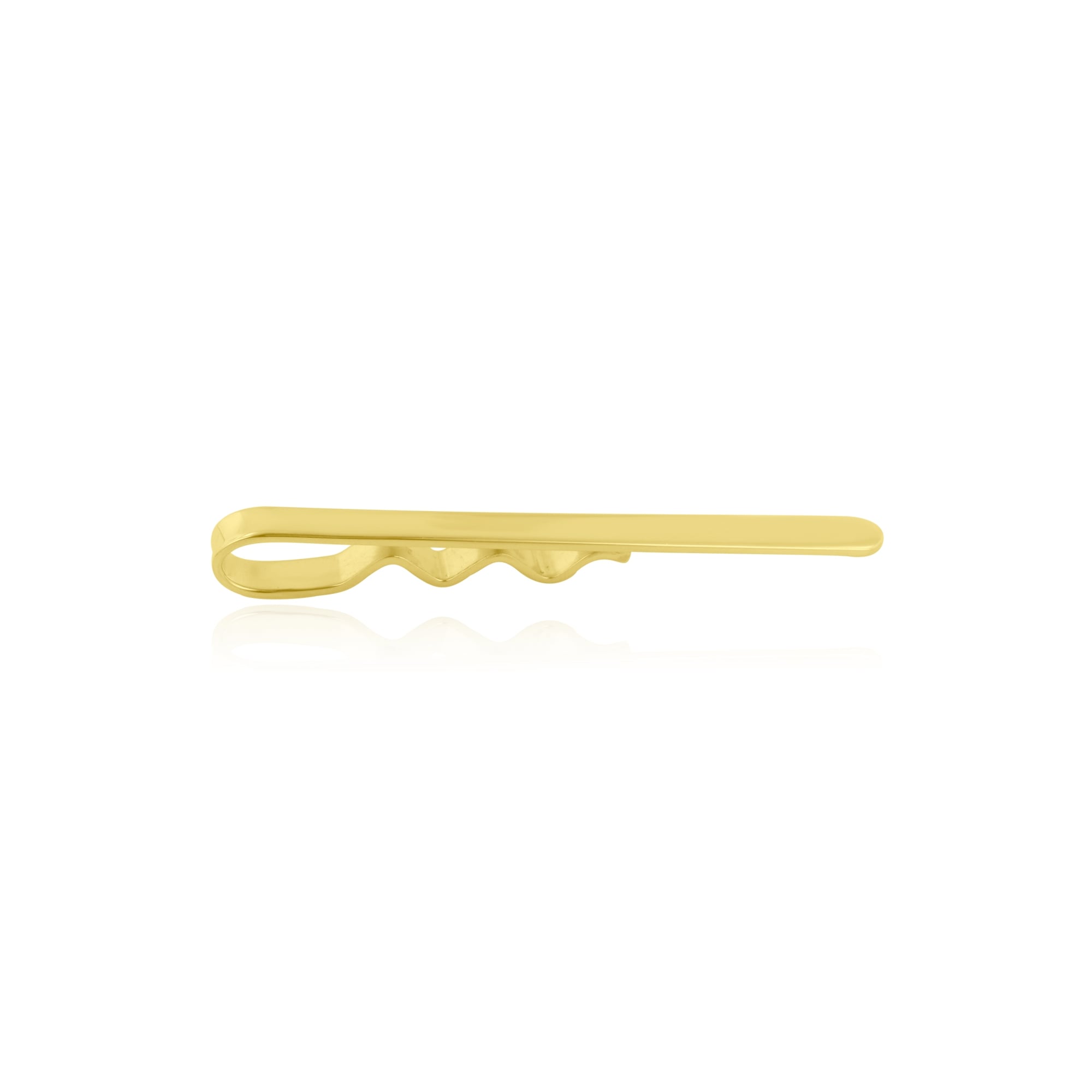 Engraveable 9ct Yellow Gold Long Tie Clip