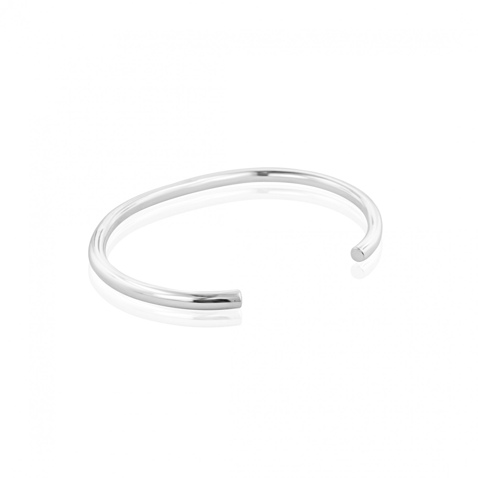 4mm Round Wire Cuff Bangle