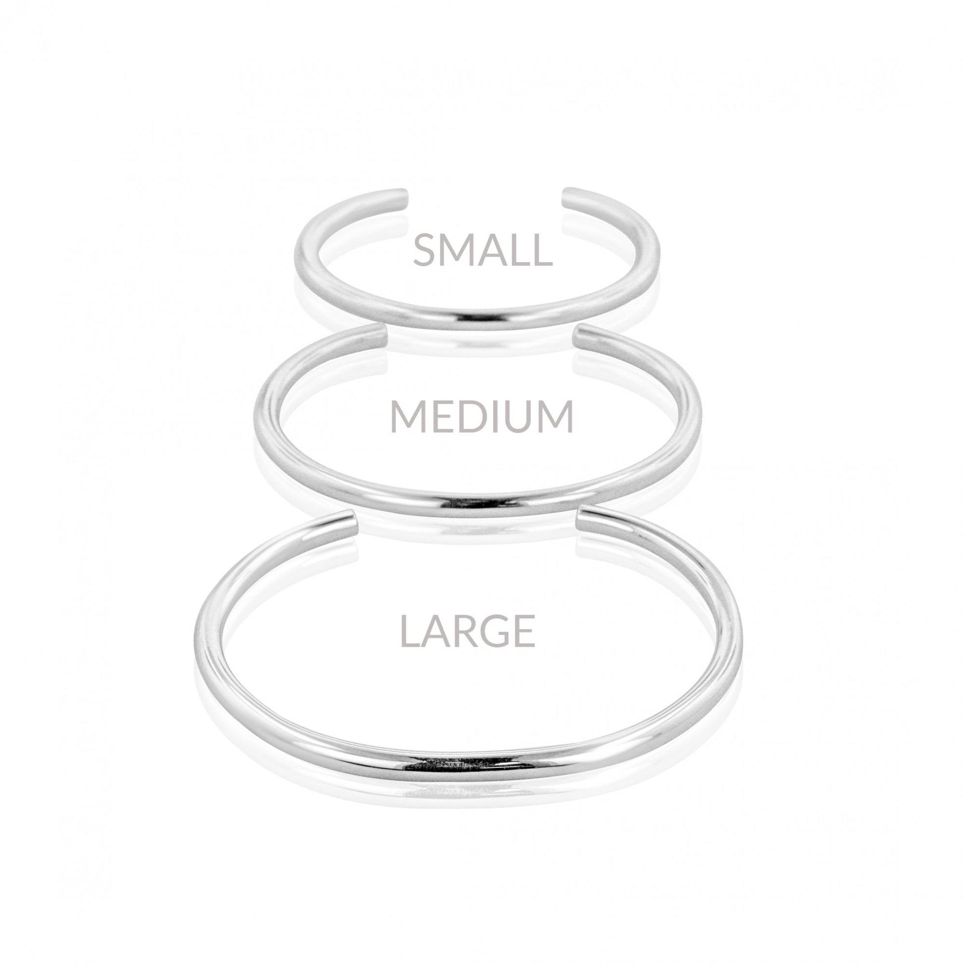 4mm Round Wire Cuff Bangle