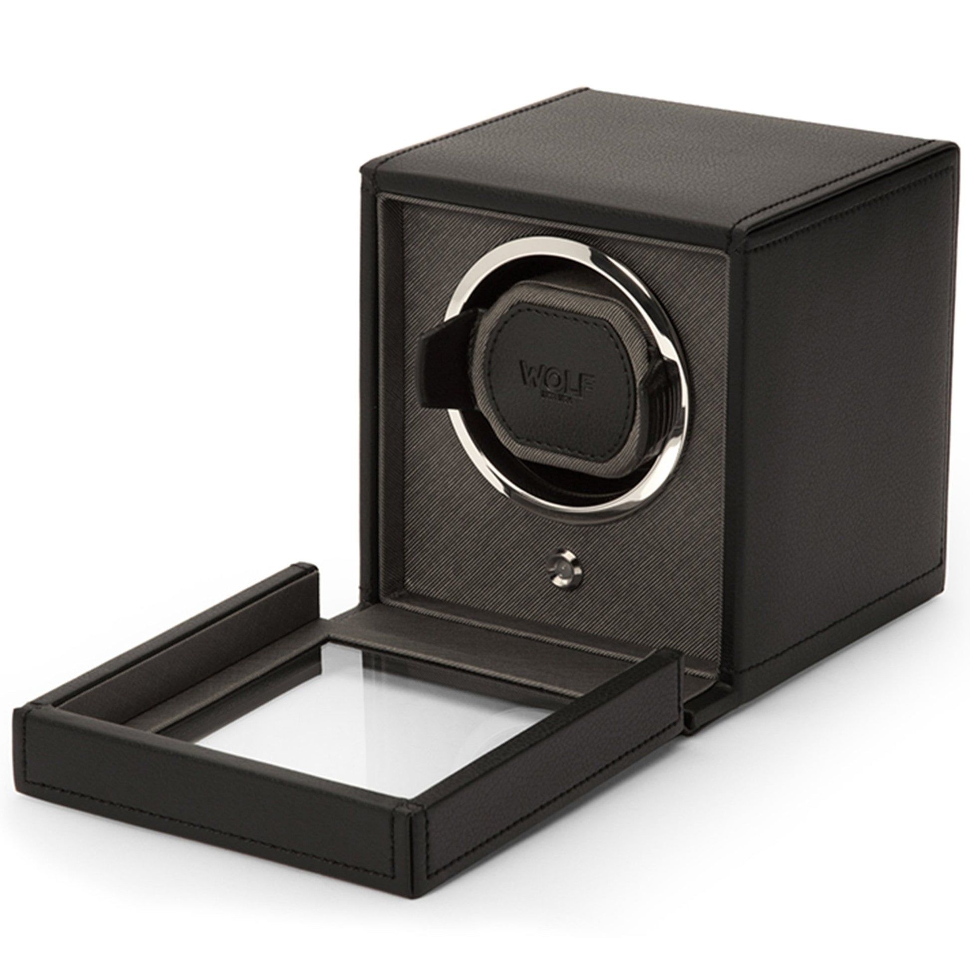 WOLF Cub Small Black Single Watch Winder