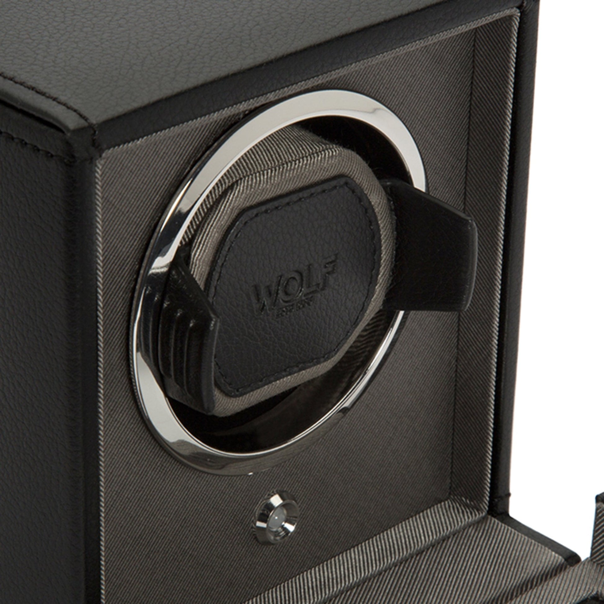 WOLF Cub Small Black Single Watch Winder