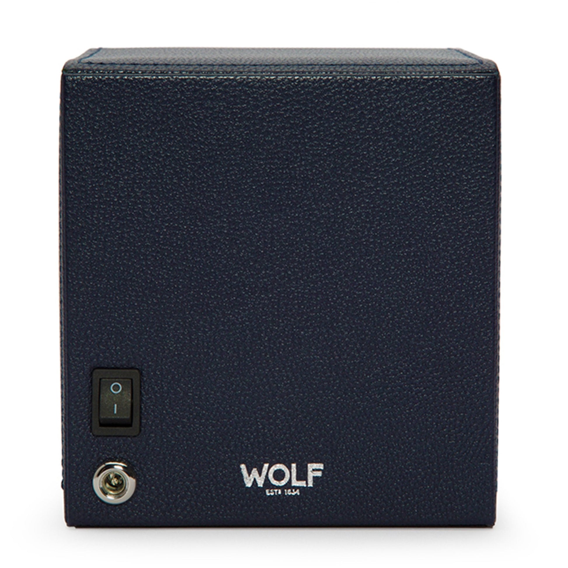 WOLF Cub Small Blue Single Watch Winder