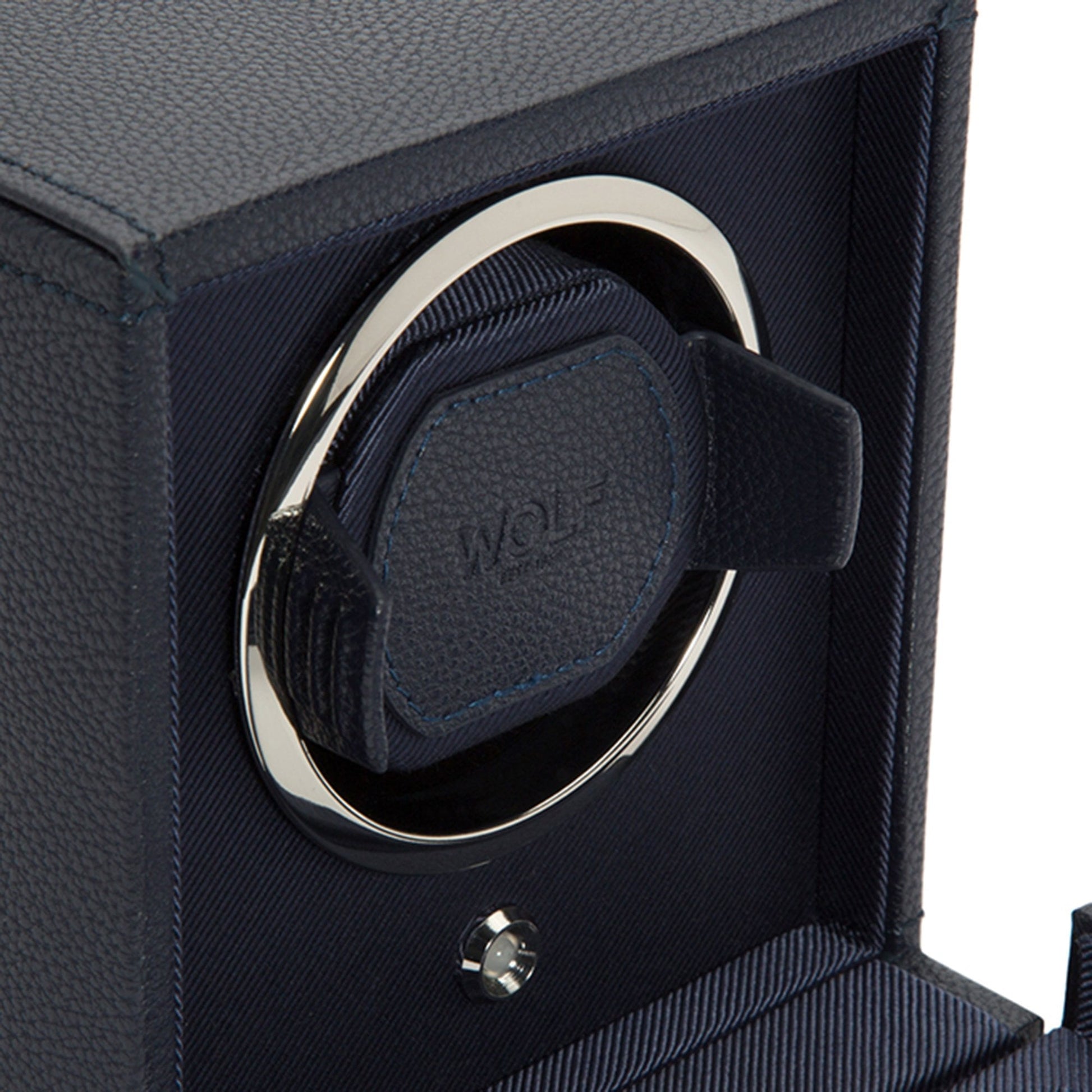WOLF Cub Small Blue Single Watch Winder