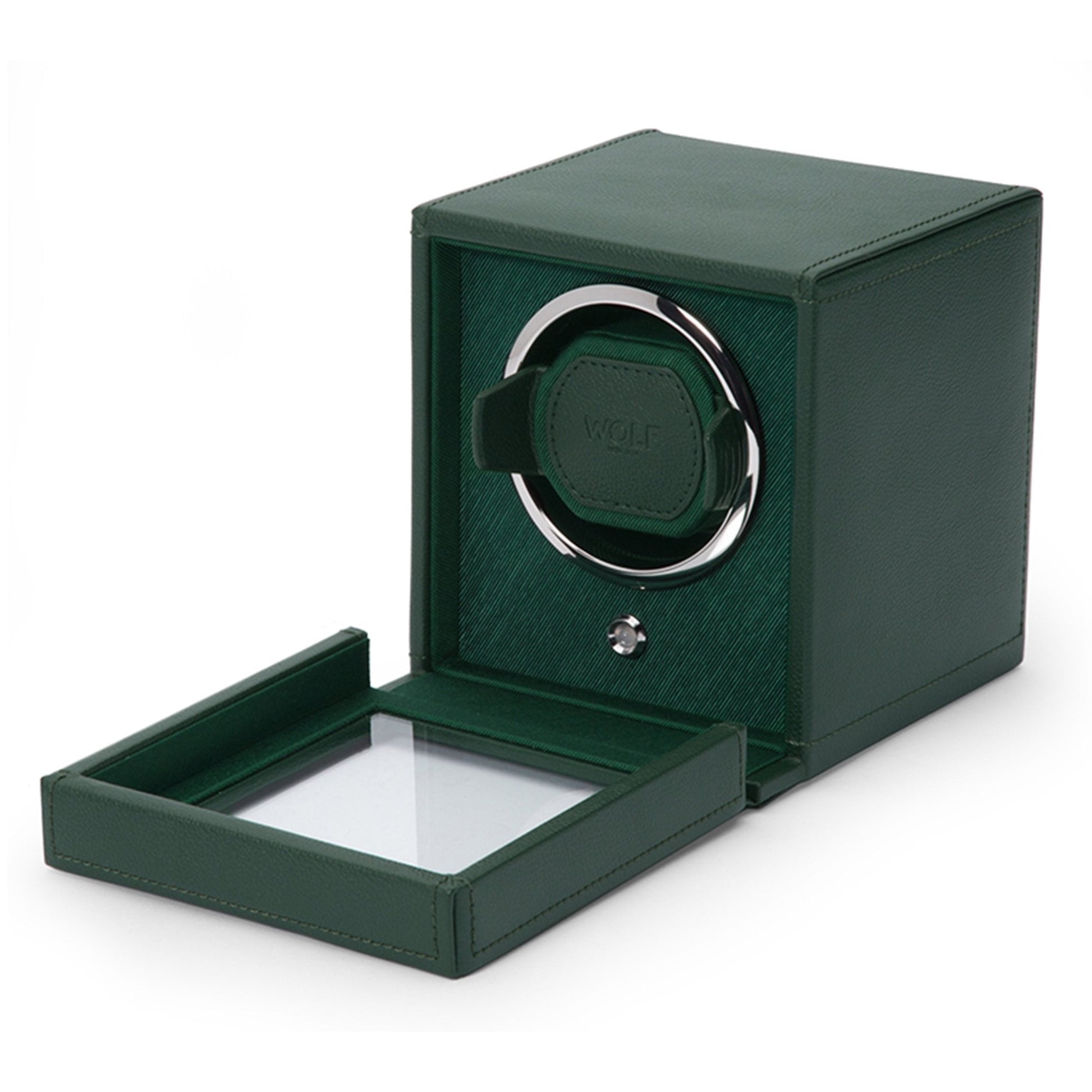 WOLF Cub Small Green Single Watch Winder